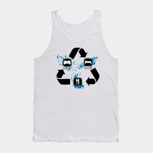 Sleep eat game Tank Top